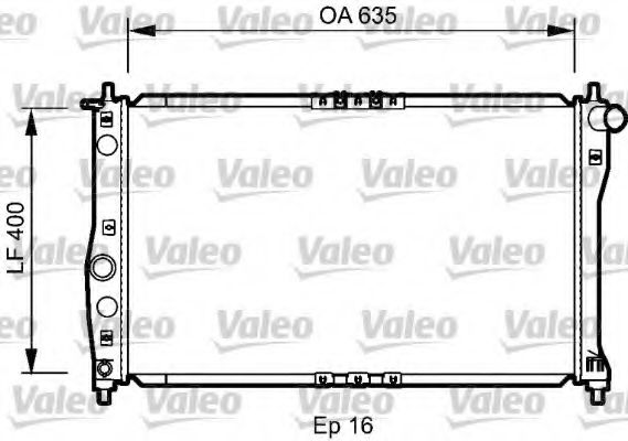 Imagine Radiator, racire motor VALEO 734248