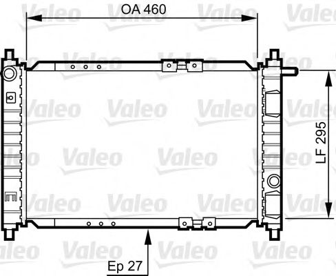 Imagine Radiator, racire motor VALEO 734250