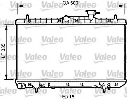 Imagine Radiator, racire motor VALEO 734253