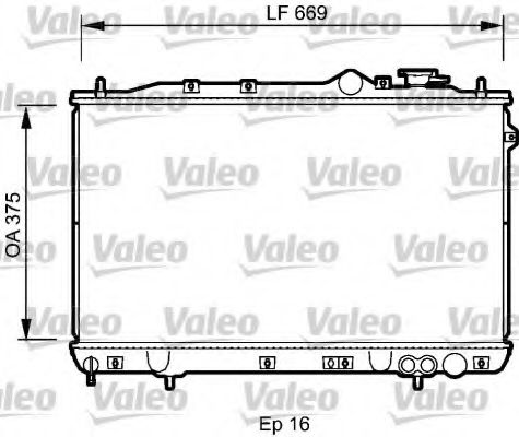 Imagine Radiator, racire motor VALEO 734256