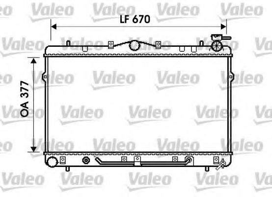 Imagine Radiator, racire motor VALEO 734258