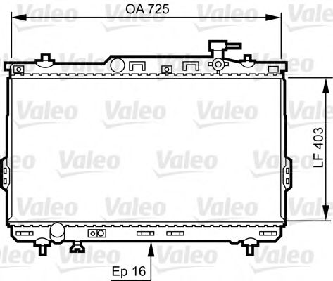 Imagine Radiator, racire motor VALEO 734259