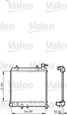 Imagine Radiator, racire motor VALEO 734266