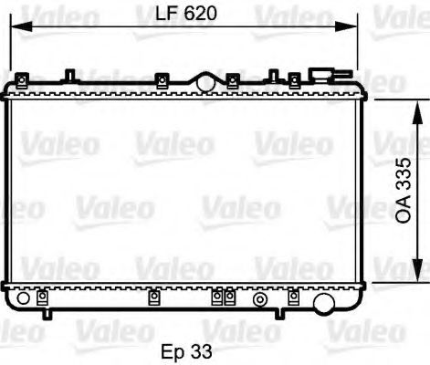 Imagine Radiator, racire motor VALEO 734267