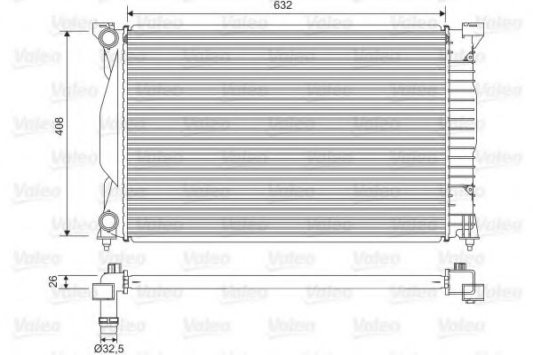 Imagine Radiator, racire motor VALEO 734269