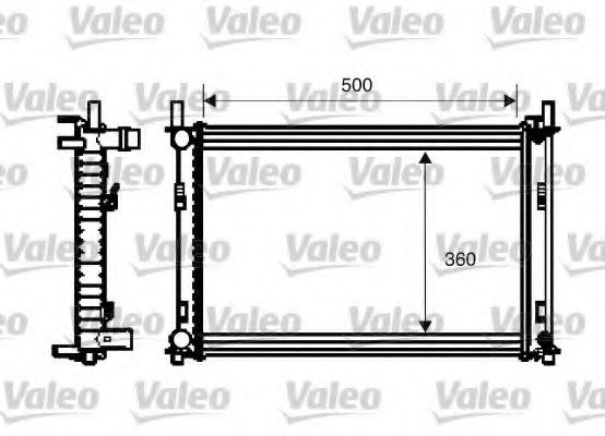 Imagine Radiator, racire motor VALEO 734272