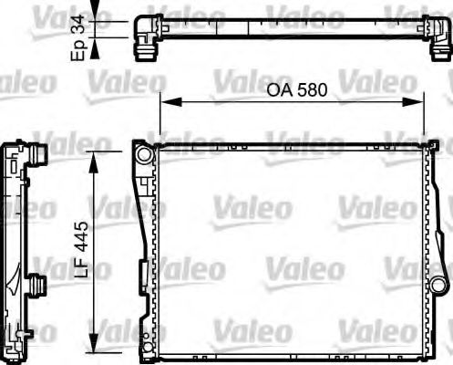 Imagine Radiator, racire motor VALEO 734276