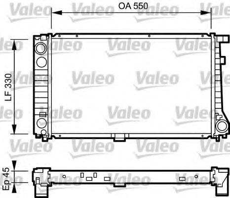 Imagine Radiator, racire motor VALEO 734289