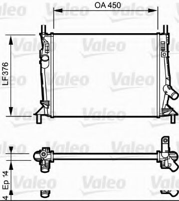 Imagine Radiator, racire motor VALEO 734319