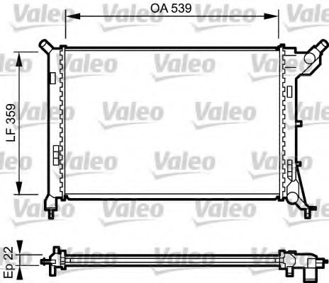 Imagine Radiator, racire motor VALEO 734326