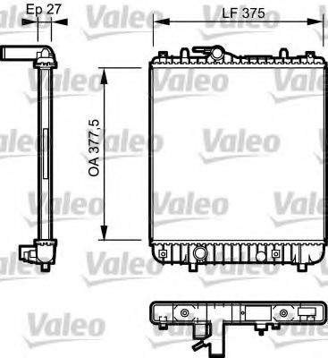 Imagine Radiator, racire motor VALEO 734330