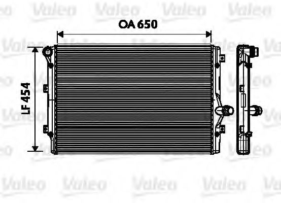 Imagine Radiator, racire motor VALEO 734333