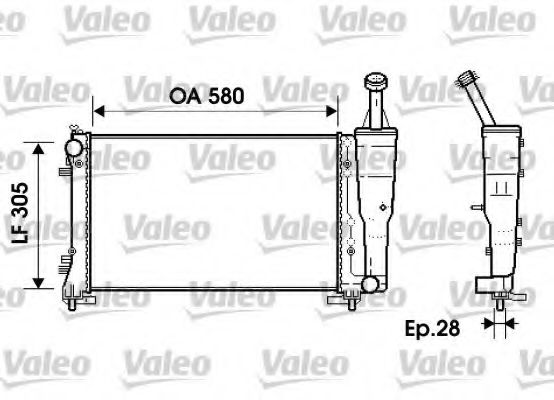 Imagine Radiator, racire motor VALEO 734362