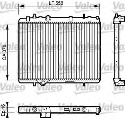 Imagine Radiator, racire motor VALEO 734366