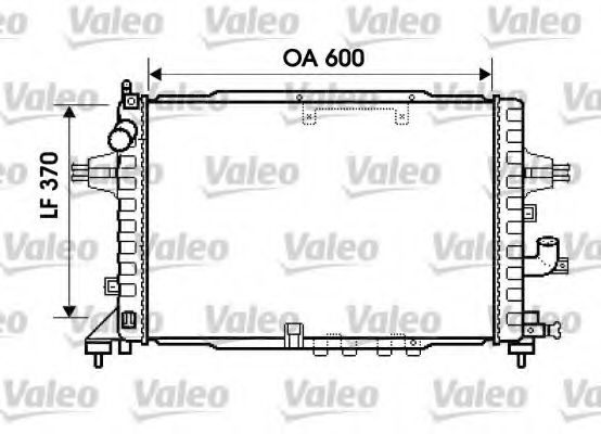 Imagine Radiator, racire motor VALEO 734383