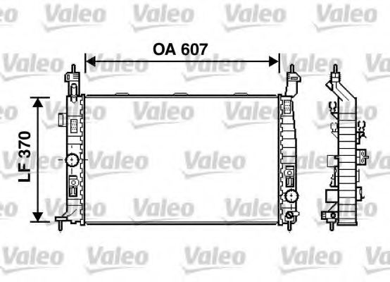 Imagine Radiator, racire motor VALEO 734385