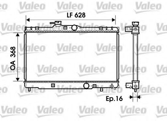 Imagine Radiator, racire motor VALEO 734390