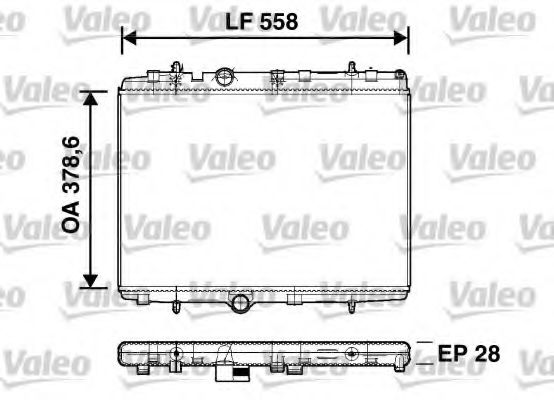 Imagine Radiator, racire motor VALEO 734398