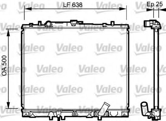 Imagine Radiator, racire motor VALEO 734424