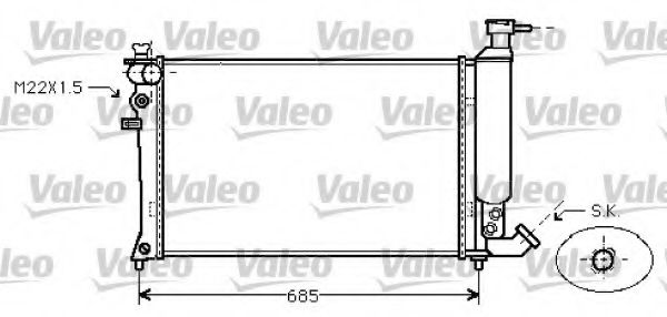 Imagine Radiator, racire motor VALEO 734454