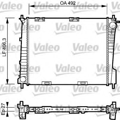 Imagine Radiator, racire motor VALEO 734461