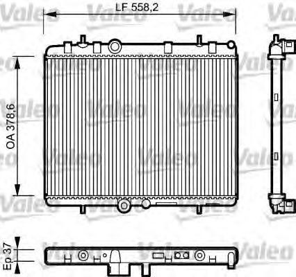 Imagine Radiator, racire motor VALEO 734463