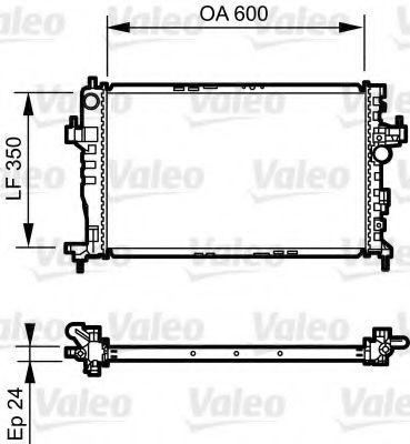 Imagine Radiator, racire motor VALEO 734464