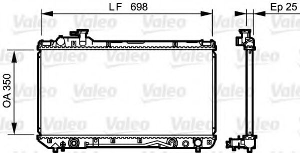 Imagine Radiator, racire motor VALEO 734466