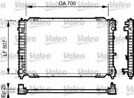 Imagine Radiator, racire motor VALEO 734468