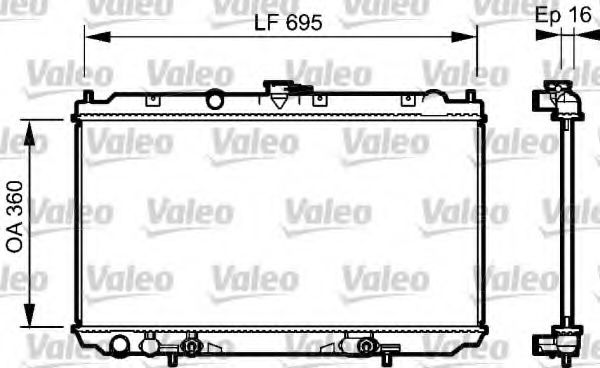 Imagine Radiator, racire motor VALEO 734473