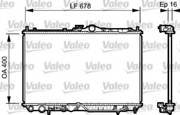 Imagine Radiator, racire motor VALEO 734480