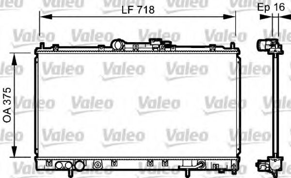 Imagine Radiator, racire motor VALEO 734481