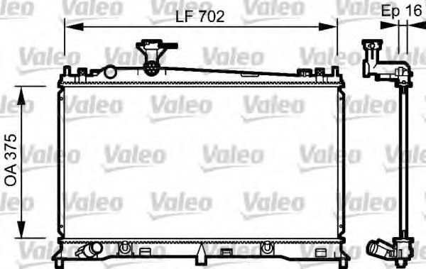 Imagine Radiator, racire motor VALEO 734483