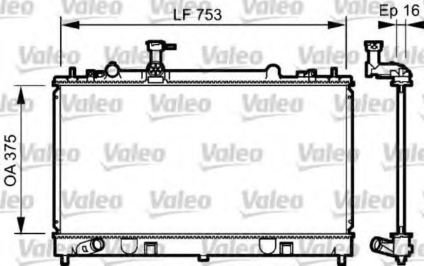 Imagine Radiator, racire motor VALEO 734484