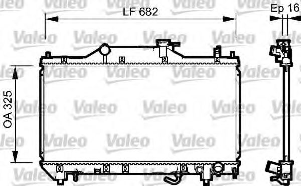 Imagine Radiator, racire motor VALEO 734490