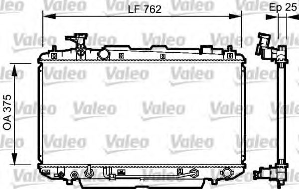 Imagine Radiator, racire motor VALEO 734493