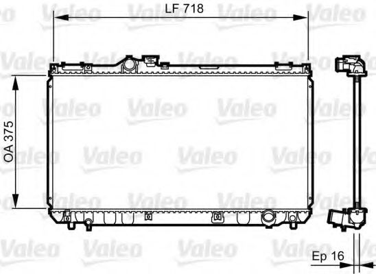 Imagine Radiator, racire motor VALEO 734498