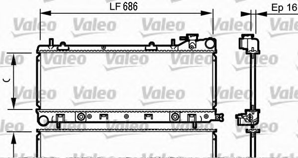 Imagine Radiator, racire motor VALEO 734577