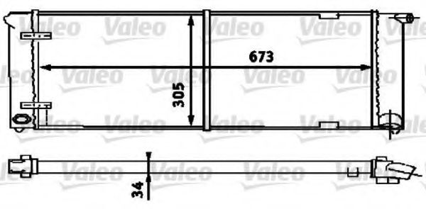 Imagine Radiator, racire motor VALEO 734586