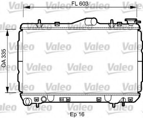 Imagine Radiator, racire motor VALEO 734587