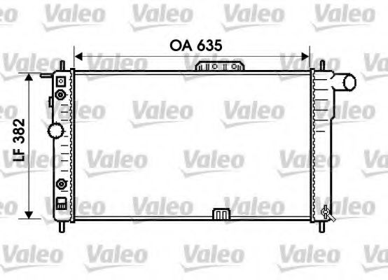 Imagine Radiator, racire motor VALEO 734596