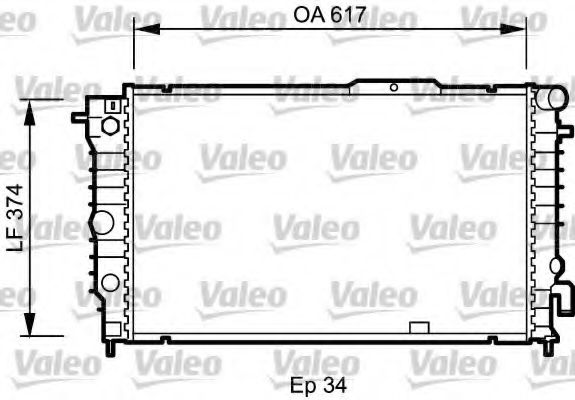 Imagine Radiator, racire motor VALEO 734604