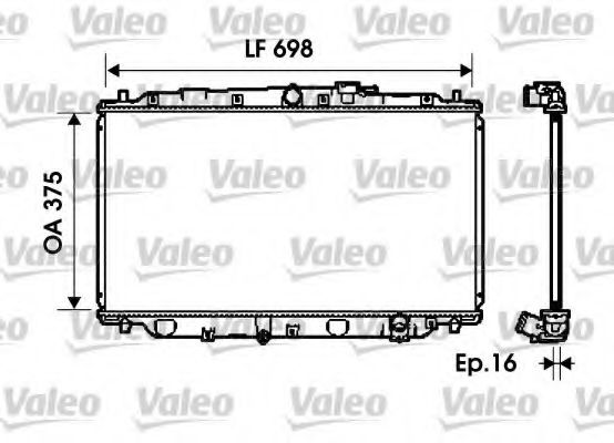 Imagine Radiator, racire motor VALEO 734624