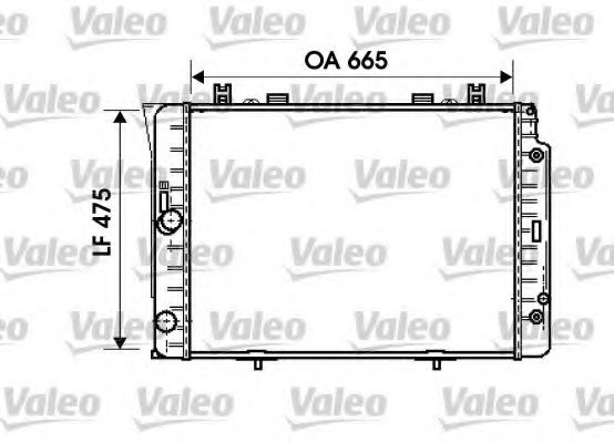 Imagine Radiator, racire motor VALEO 734631