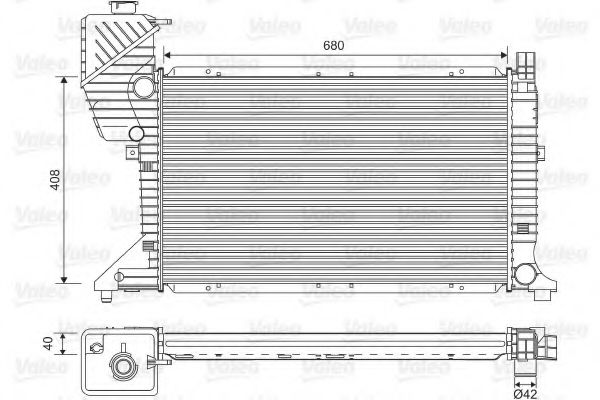 Imagine Radiator, racire motor VALEO 734689