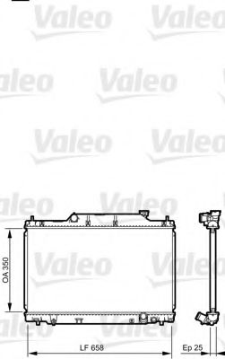 Imagine Radiator, racire motor VALEO 734702