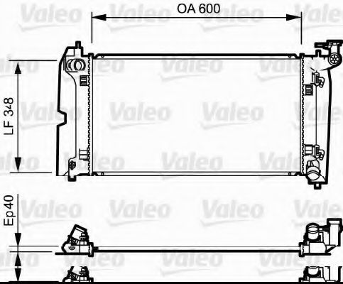 Imagine Radiator, racire motor VALEO 734711