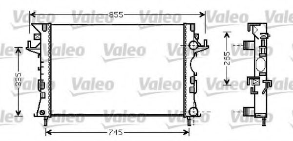 Imagine Radiator, racire motor VALEO 734728