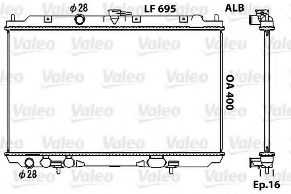 Imagine Radiator, racire motor VALEO 734729