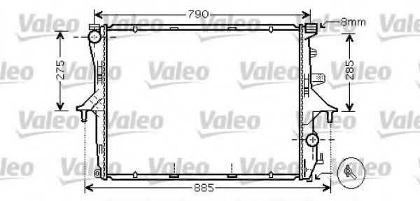 Imagine Radiator, racire motor VALEO 734741